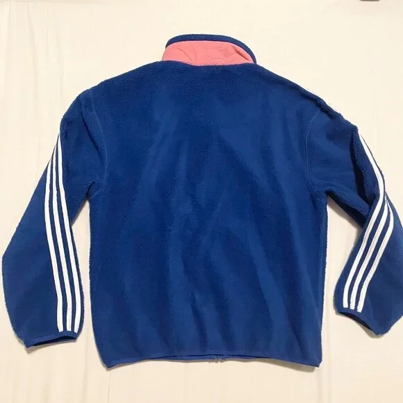 Adidas Juventus Lifestyler Fleece Jacket Mens Small Full Zip Long Sleeve - Picture 12 of 16